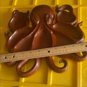 Wood octopus tray